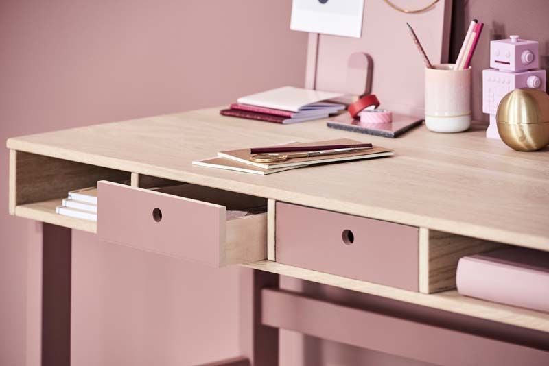 Flexa Popsicle Desk, Cherry