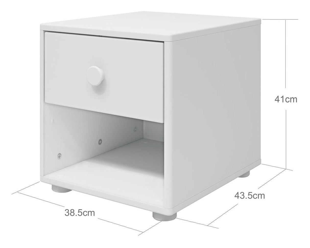 Roomie Chest w. 1 låda, vit