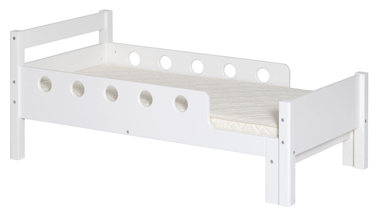 Flexa White Junior Bed, 190/140x70, inkl. Smäll