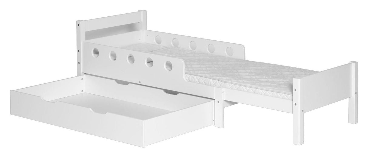 Flexa White Junior Bed, 190/140x70, inkl. Smäll