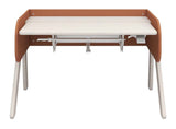 Woody Desk, Gray w. rosa/tall