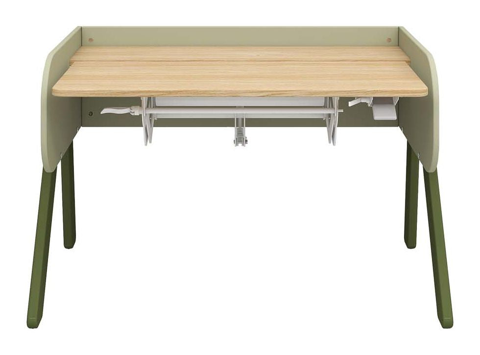 Woody Desk, Green/Oak