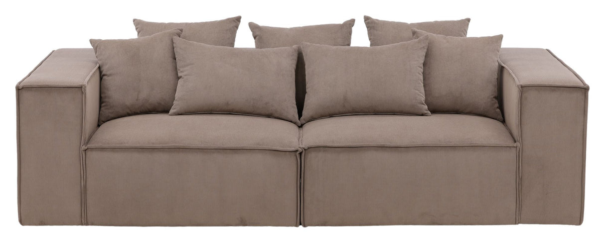 Gillholmen 3 -sits soffa - Brown Manchester