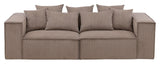 Gillholmen 3 -sits soffa - Brown Manchester