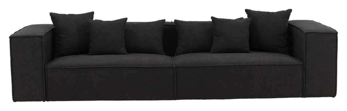 Gillholmen 3 -sits soffa - svart boucle