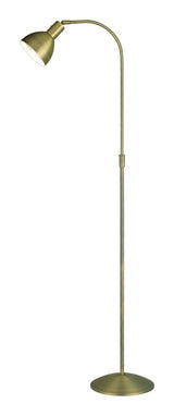 Halo Design Angora Antique Brass Floor Lamp