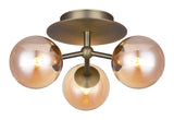 Halo Design Atom Trio Antique Brass 3XG9