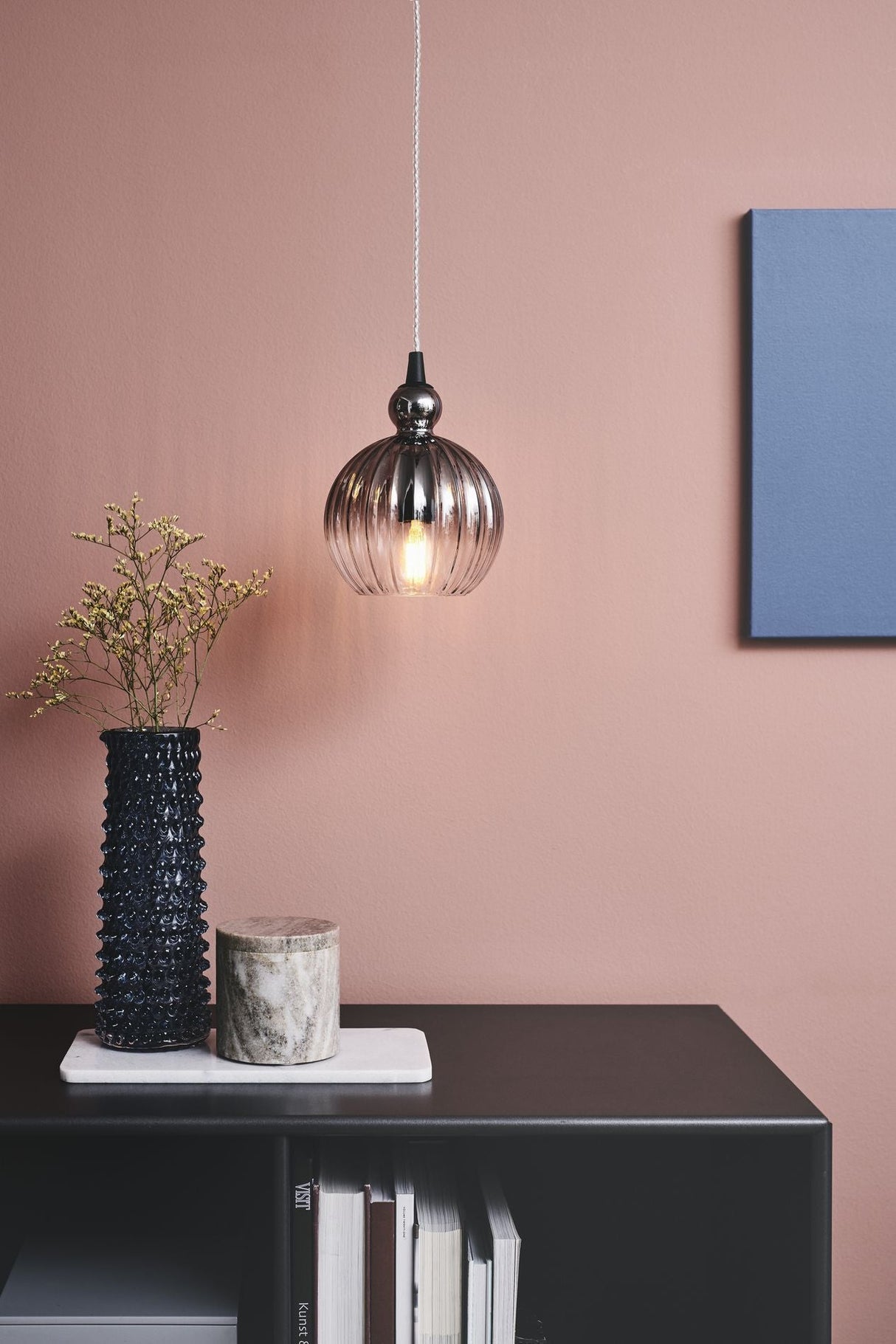 Halo Design Ball Pendant Luminaire Ø15, Smoke