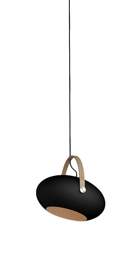 Halo Design D.C Pendant Ø18, svart w/ek 250 cm kabel