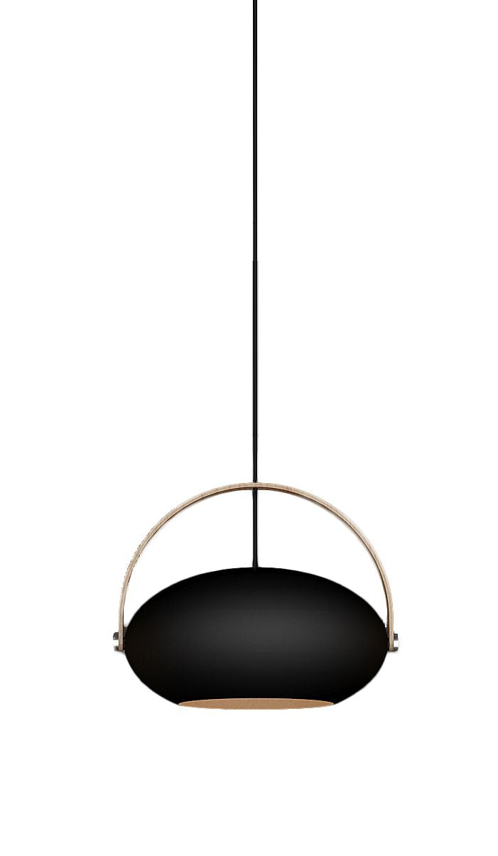 Halo Design D.C Pendant Ø40, Black w/Oak