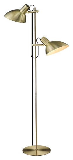 Halo Design Metropole Floor Lamp W. 2, antik mässing