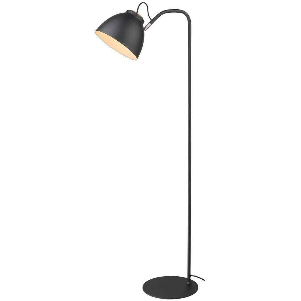 Halo designnivå golvlampa Ø24, svart, trä