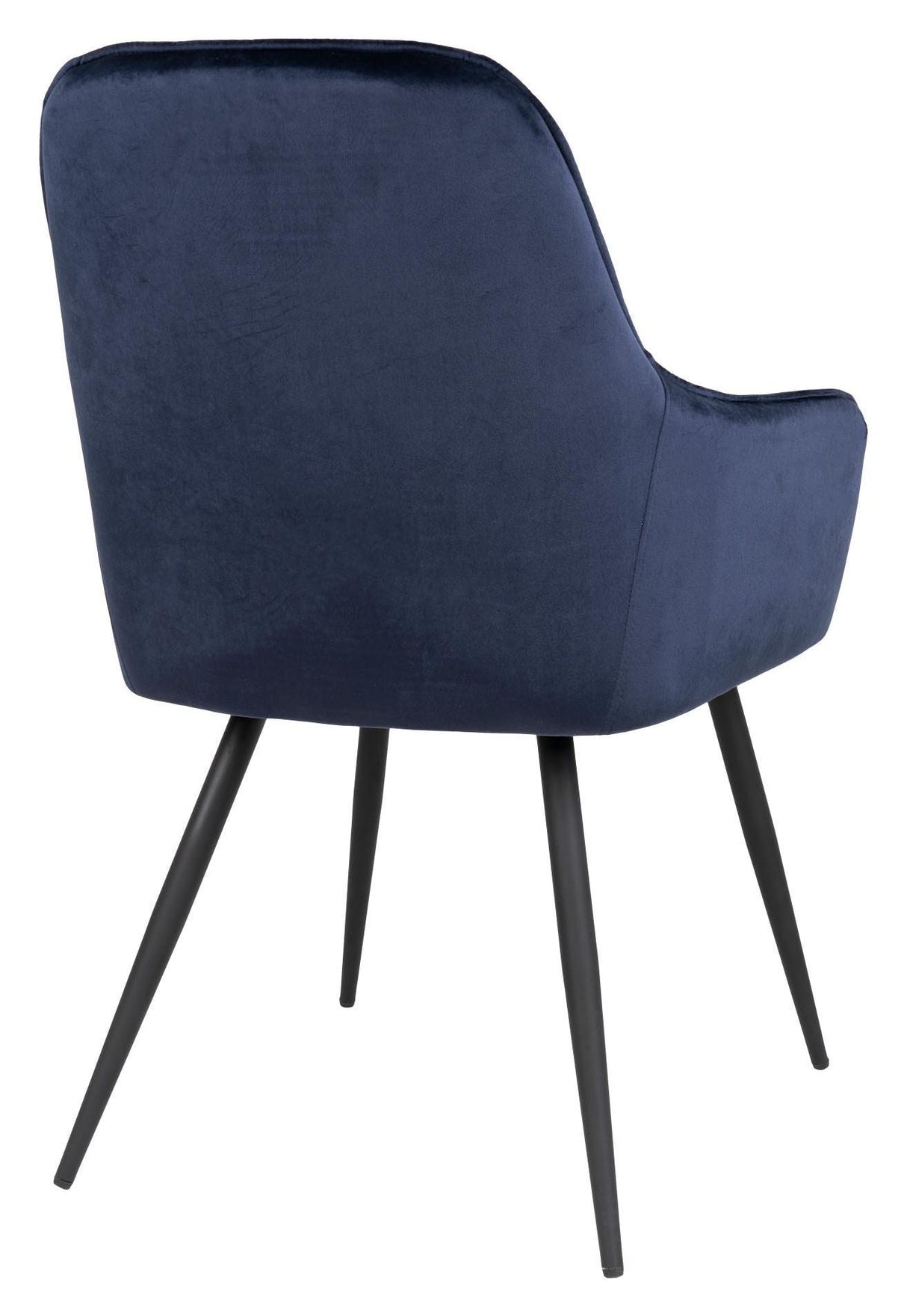 Harbo Dining Chair, Blue Velvet