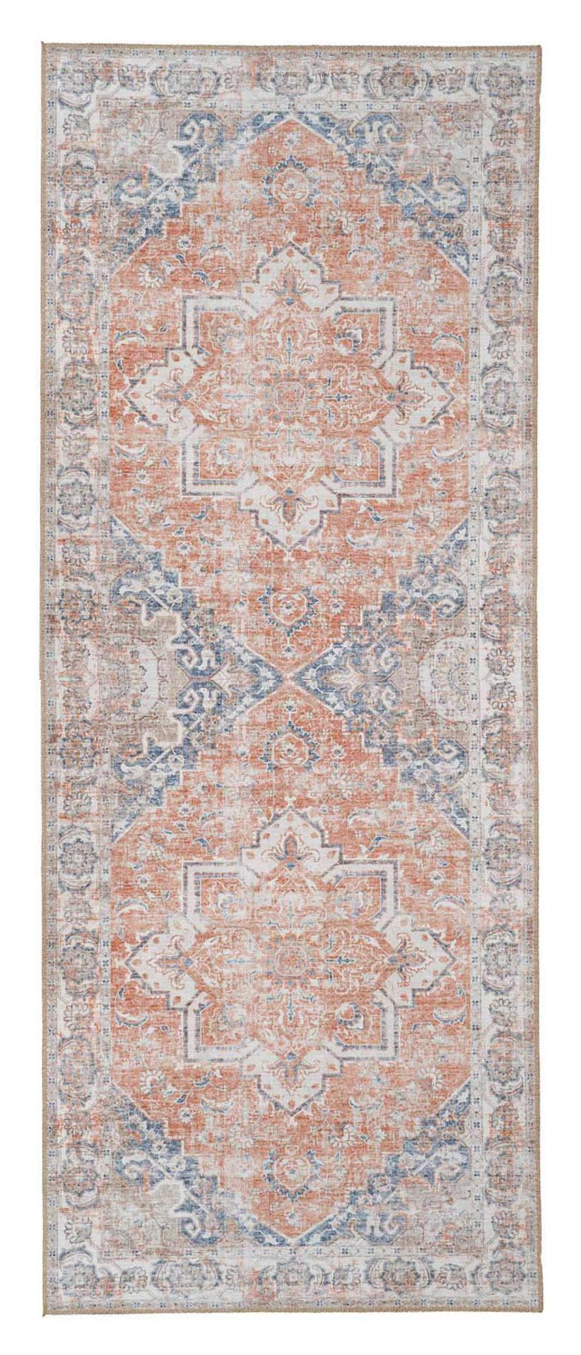 Havanna Runner 80x200, Orange/Blue