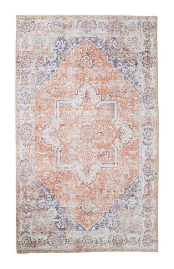 Havanna Rug, Orange/Blue, 160x230