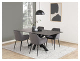 Heaven Dining Table With Glass / Ceramic - Fairbanks Black, 200x100