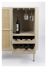 Amaya Bar Cabinet - Beige