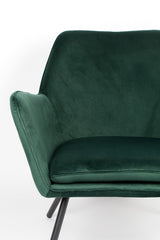 Homii Bon Lounge Chair, Green Velvet