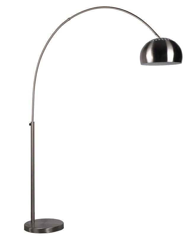 Triumph golvlampa - borstad metall