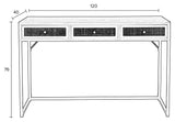 Homii Guuji -konsol Tabell 120x40, svart