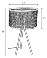 Homii isla bordslampa, bambu