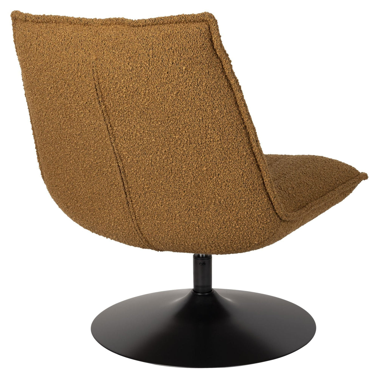 Jax Lounge Chair, Yellow Bouclé