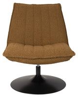 Jax Lounge Chair, Yellow Bouclé