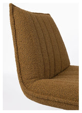 Jax Lounge Chair, Yellow Bouclé