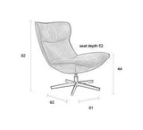 John Lounge Chair, Cognac