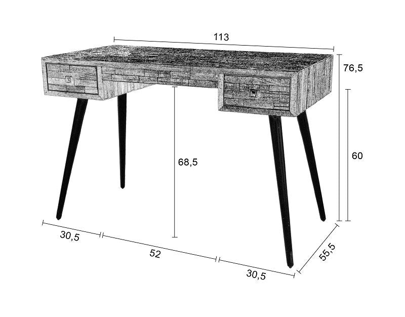 Homii Leo Desk w. lådor