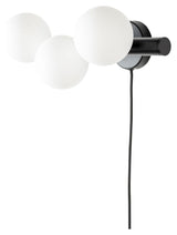 Clinton Wall Lamp, Opal White