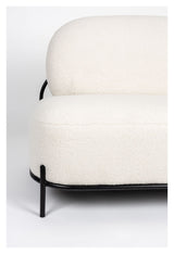 Milan Lounge Soffa, Teddy Ivory