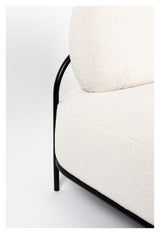 Milan Lounge Soffa, Teddy Ivory