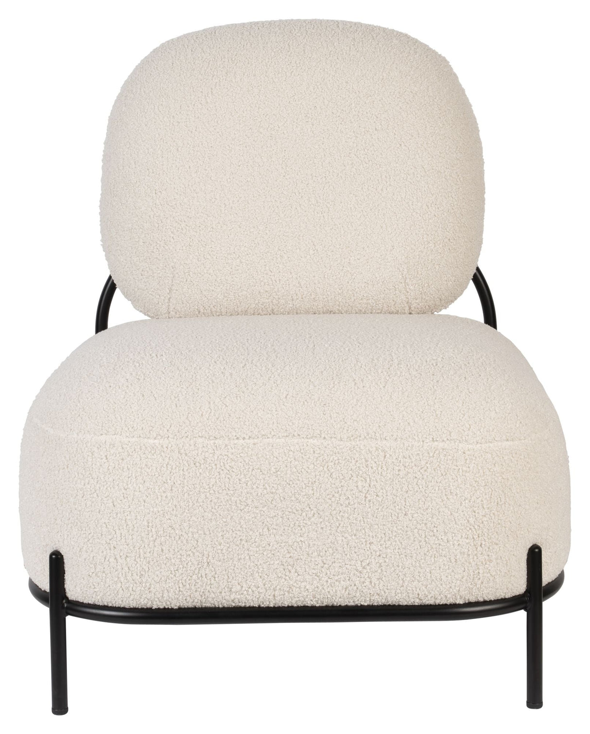 Milano Lounge Chair, Teddy Ivory