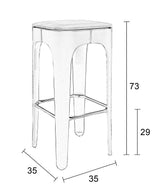 homii up -high bar stol - svart