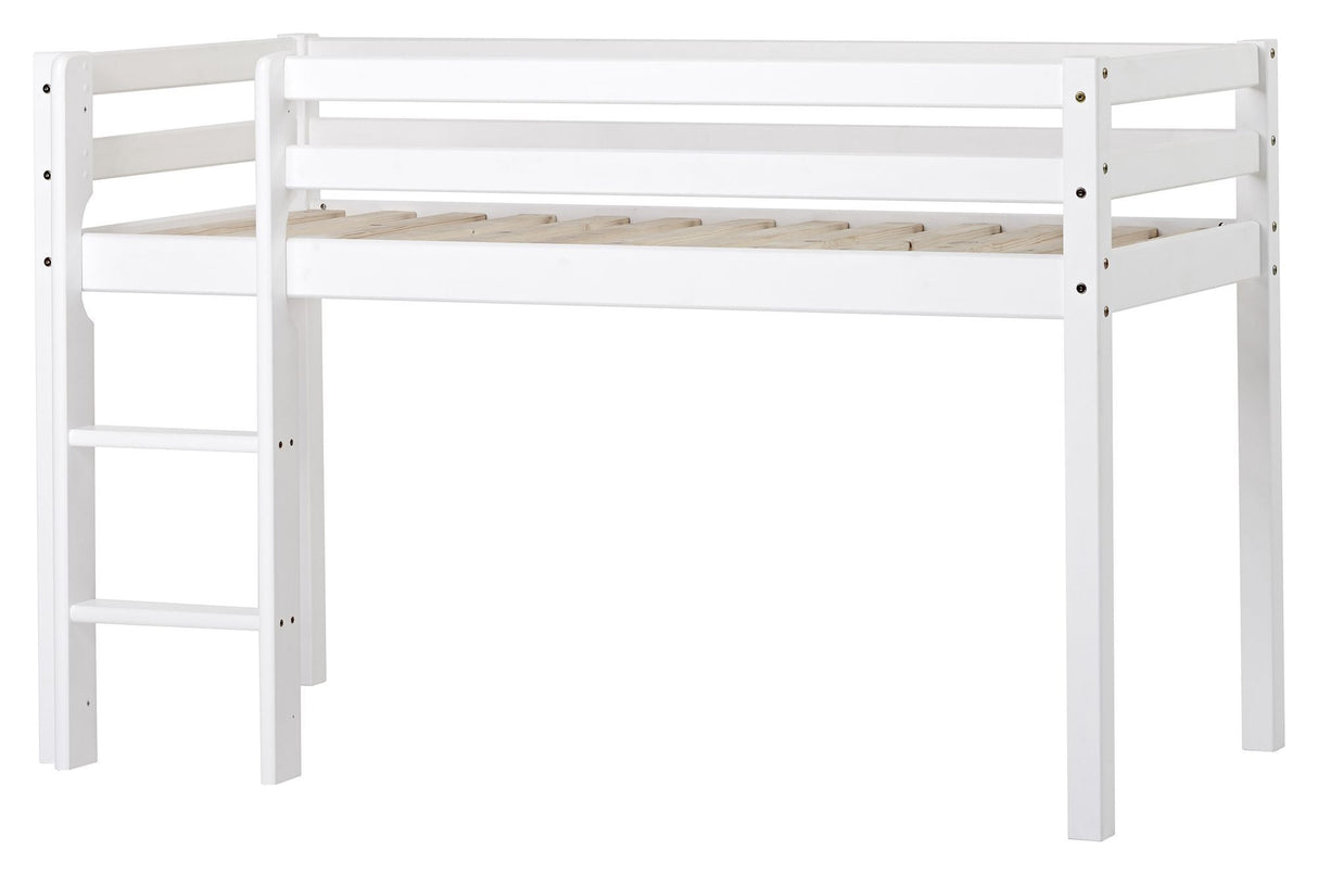 Hoppekids Eco Dream Half High Junior Bed 70x160 - White/Beige