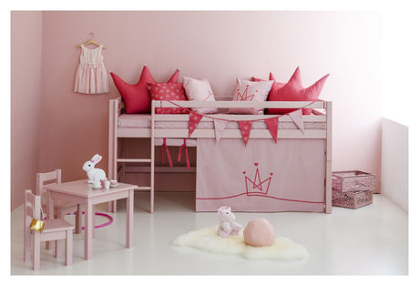 Hoppekids Eco Dream Half High Bed 90x200 - Pale Rose