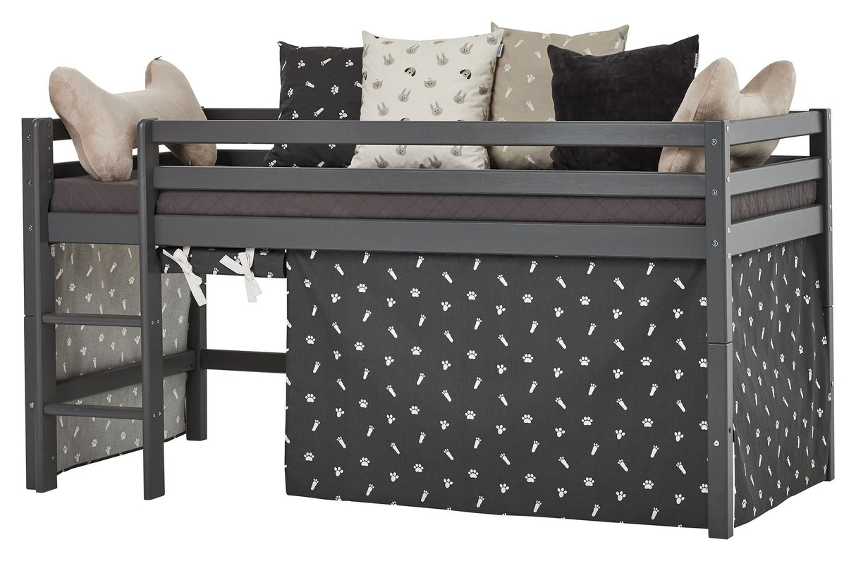 Hoppekids Eco Dream Half High Bed 90x200 - Grå