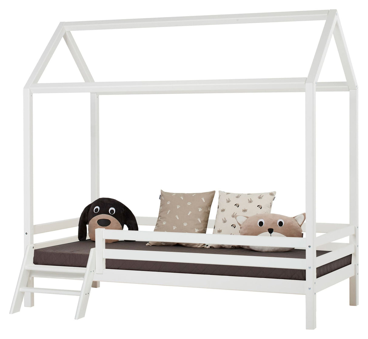 Hoppekids Eco Dream Bed med trappor 90x200 - vit