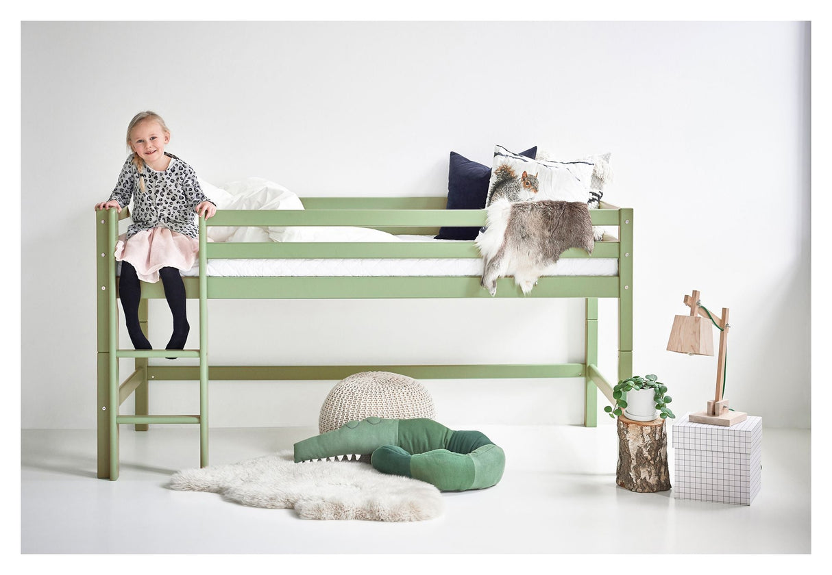 Hoppekids Eco Dream My Color Half High Bed 90x200 - Pale Green