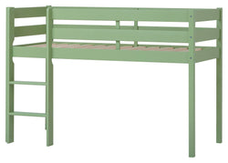 Eco Comfort Mid-High Bed Inkl. Slamat bas 70x160 cm, blekgrön