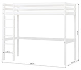 Eco Dream High Bed 90x200, White