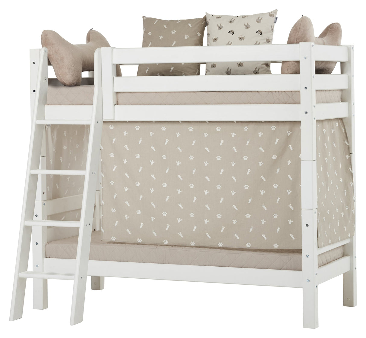 Eco Luxury Junior Bunk Bed with Ladder 70x160