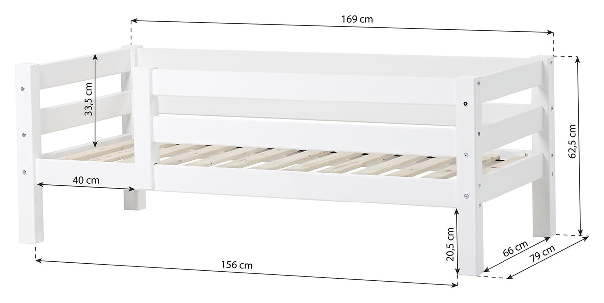 Eco Luxury Junior Bed with 3/4 Bed Horse 70x160