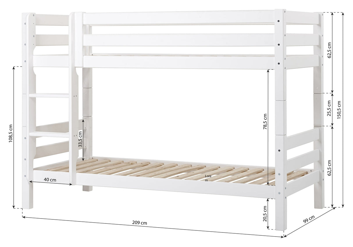 Eco Luxury Bunk Bed 90x200