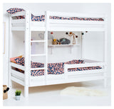 Hoppekids Eco Luxury Bunk Bed w. 2x Bedhorse 90x200 - White