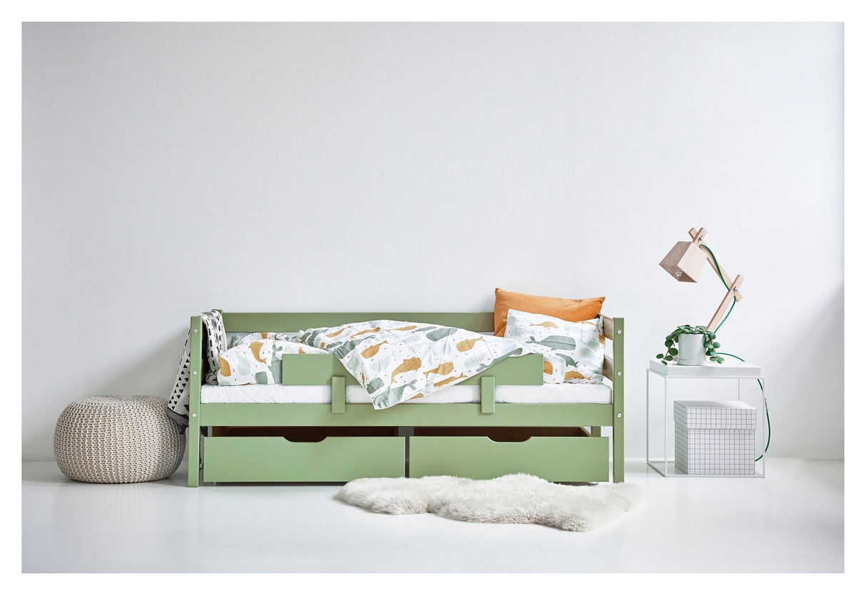 Eco Comfort Junior Bed 70x160, blekgrön