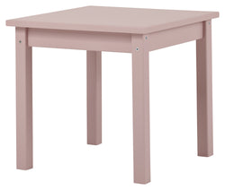 Hoppekids Mads Children's Table, Pale Mauve