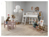 Hoppekids Mads Children's Table, Pale Mauve