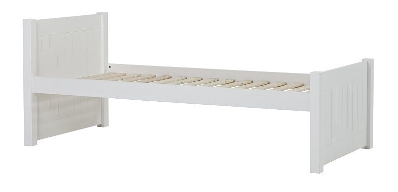 Noah Deluxe Junior Bed, 1 Medium och 1 High Gable, 90x200cm, White